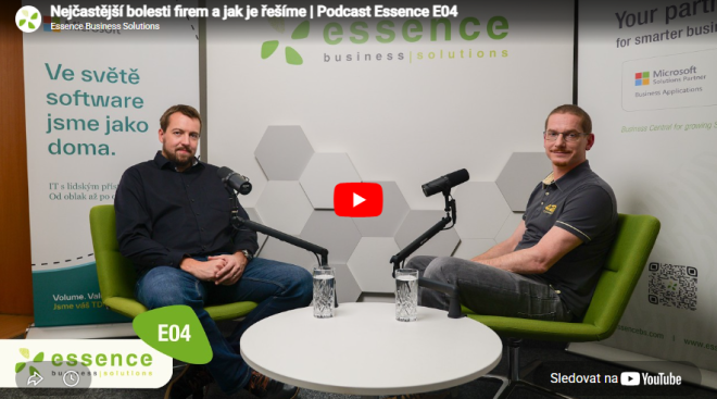 Podcast Essence E04: Nejčastější bolesti firem a jak je řešíme
